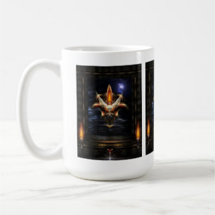 Taza De Café Retrato de fuego de la antorcha de Akrellian