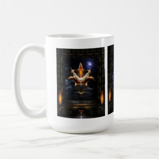 Taza De Café Retrato de fuego de la antorcha de Akrellian