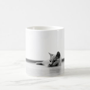 Taza De Café Retrato de gatito SUPER LINDOS