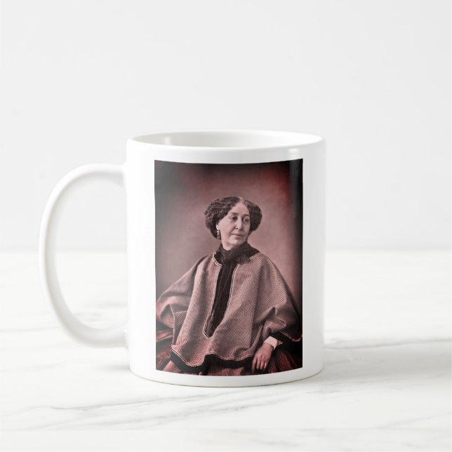 Taza De Café Retrato de George Sand de Nadar (Izquierda)
