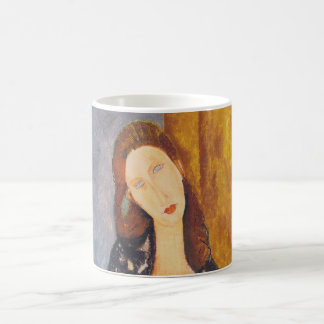 Taza De Café Retrato de Jeanne Hebuterne de Amedeo Modigliani