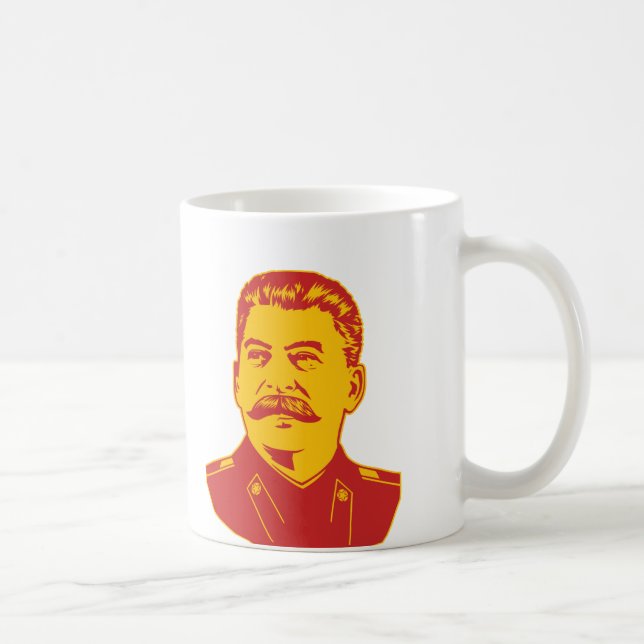 Taza De Café Retrato de Joseph Stalin (Derecha)