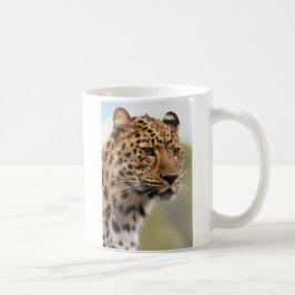 Taza De Café Retrato de leopardo