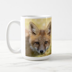 Taza De Café Retrato de Little Cutie Fox