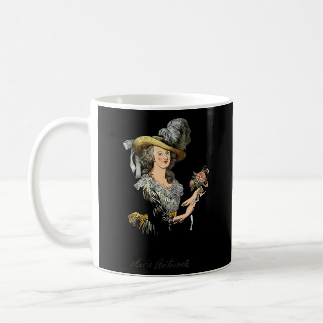 Taza De Café Retrato de Marie Antoinette Queen France (Izquierda)