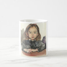 Retrato de Marie (Chica joven de Cute)