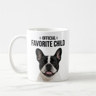 Taza De Café Retrato de mascota minimalista de niño favorito en