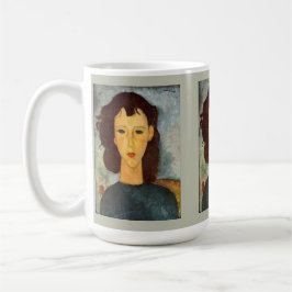 Taza De Café Retrato de Modigliani de un Chica Mug