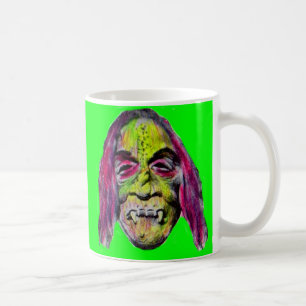 Taza De Café retrato de monstruo de terror diabólico