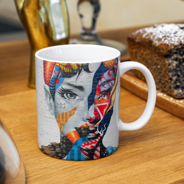 Taza De Café Retrato de mujer de belleza de Nueva York (Subido por el creador)