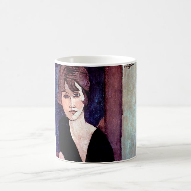 Taza De Café Retrato de mujer, Modigliani (Centro)