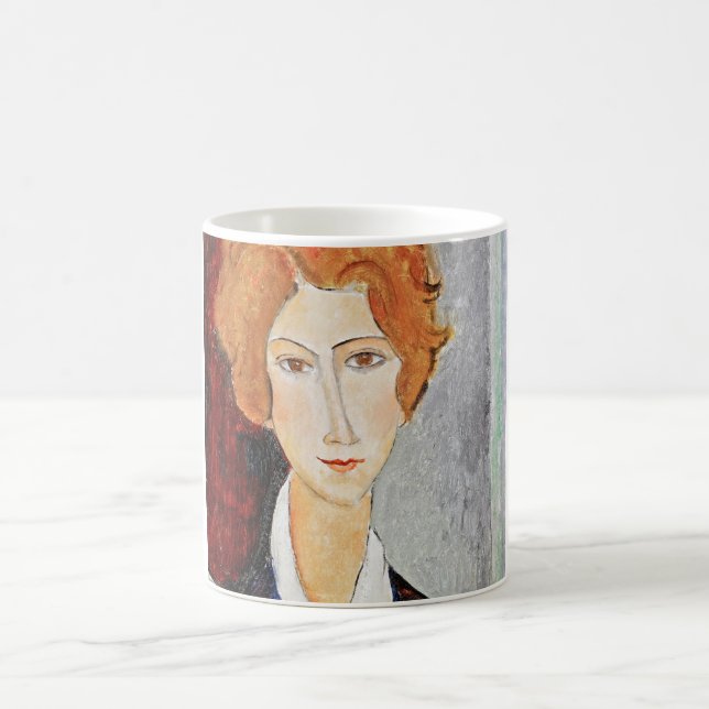 Taza De Café Retrato de mujer, Modigliani (Centro)