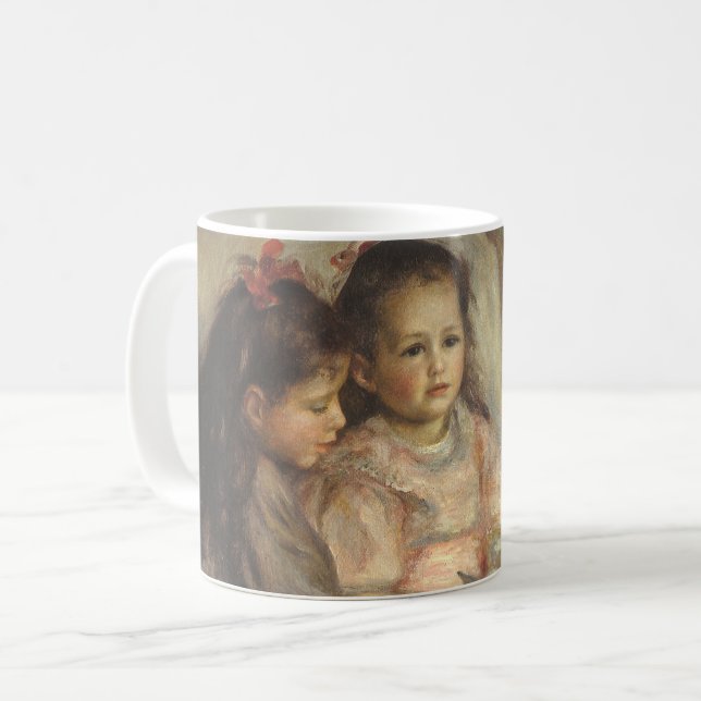Taza De Café Retrato de niños de Caillebotte por Pierre Renoir (Anverso izquierdo)