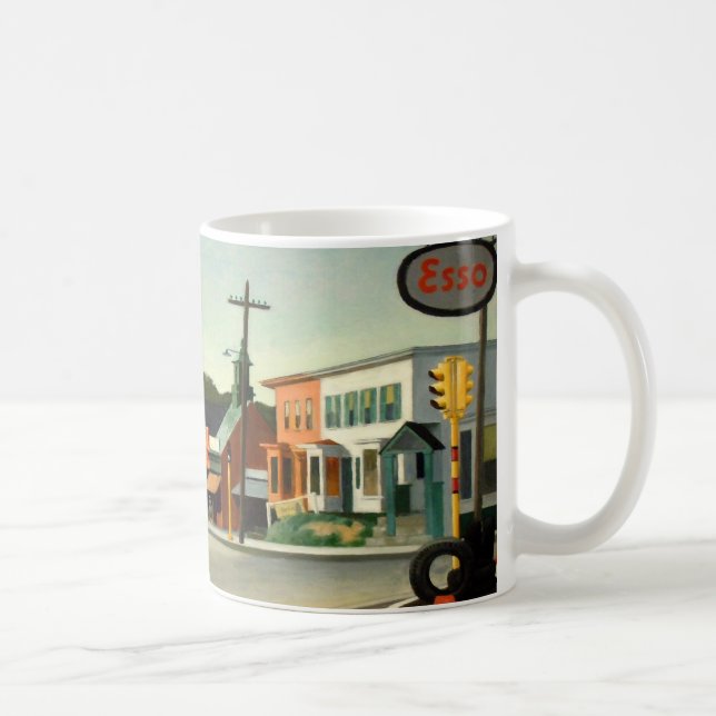 Taza De Café "Retrato de Orleans" de Edward Hopper (Derecha)