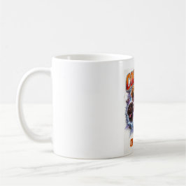 Taza De Café Retrato de Papá Perro Personalizado Número Diseño 