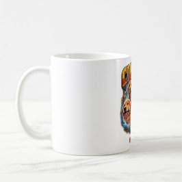 Taza De Café Retrato de Papá Perro Personalizado Número Diseño 