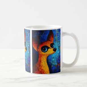 Taza De Café Retrato de perro Café de arte Mug