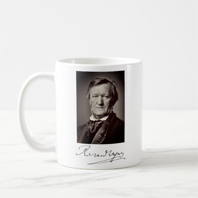 Taza De Café Retrato de Richard Wagner (Izquierda)