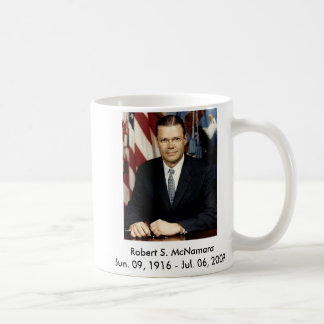 Taza De Café Retrato de Robert McNamara,