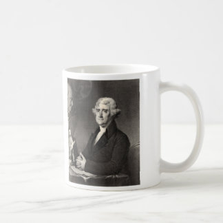 Taza De Café Retrato de Thomas Jefferson