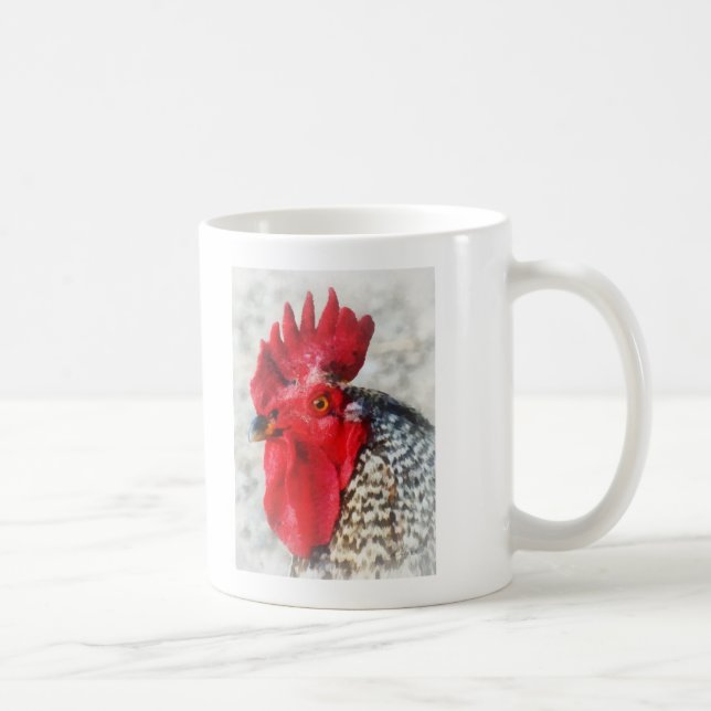 Taza De Café Retrato de un gallo (Derecha)