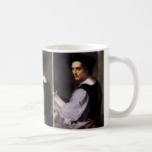 Taza De Café Retrato de un joven (Derecha)