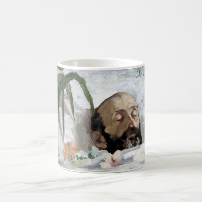 Taza De Café Retrato de un muerto (mortalidad y muerte) (Art. (Centro)
