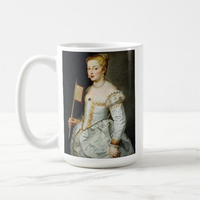 Taza De Café Retrato de una dama de Paul Rubens (Izquierda)