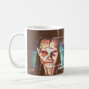 Taza De Café Retrato de una mujer. Personalizado