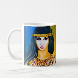 Taza De Café Retrato de una princesa egipcia
