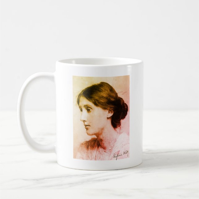 Taza De Café Retrato de Virginia Woolf (1902) (Izquierda)