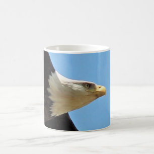Taza De Café Retrato de vuelo de águila