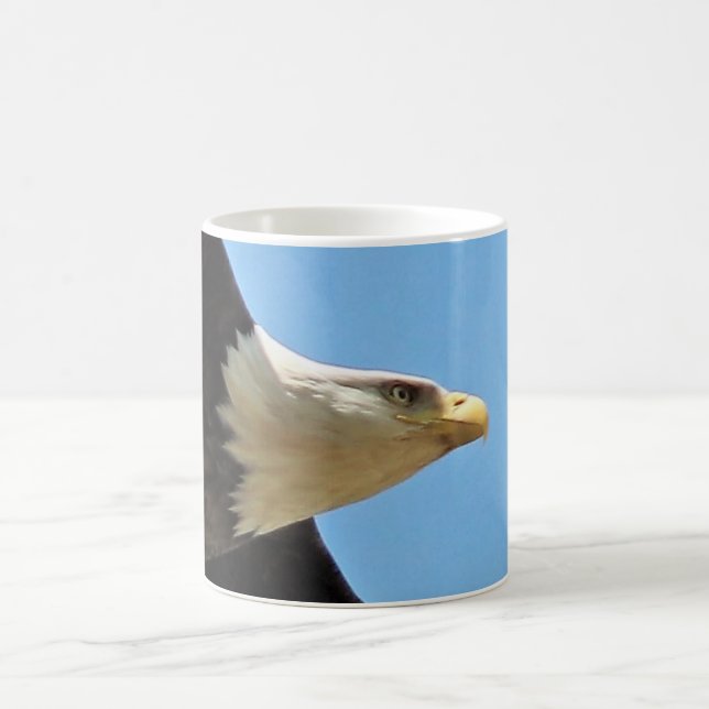 Taza De Café Retrato de vuelo de águila (Centro)