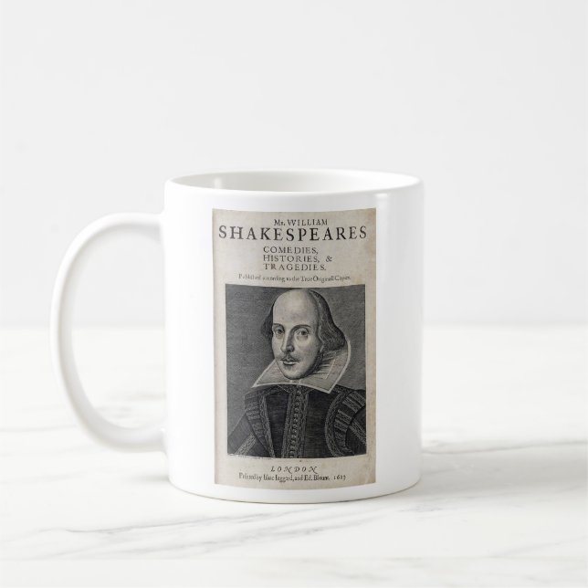 Taza De Café Retrato de William Shakespeare (Izquierda)