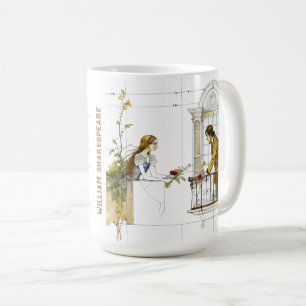 Taza De Café Retrato de William Shakespeare Romeo Juliet