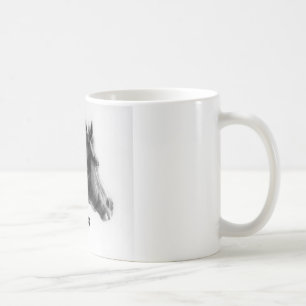 Taza De Café Retrato del caballo