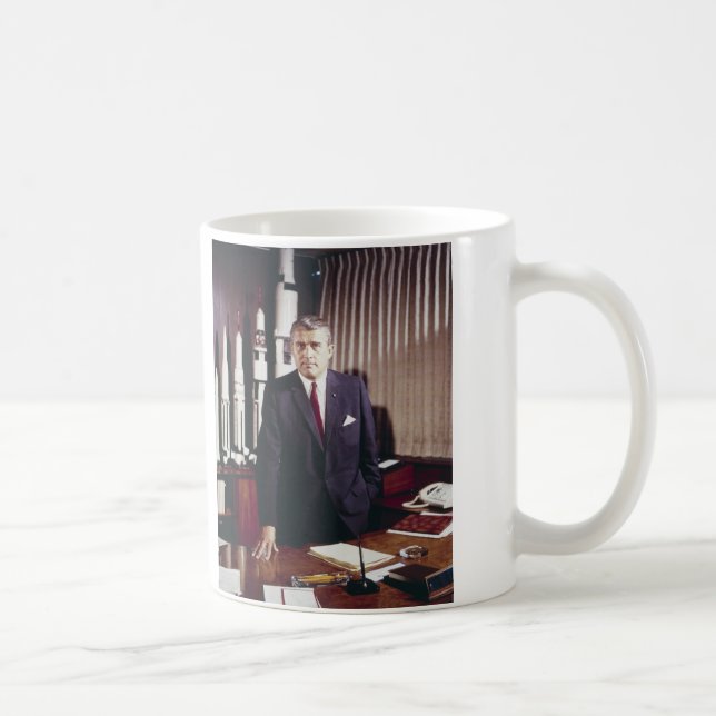 Taza De Café Retrato del doctor Wernher von Braun (Derecha)