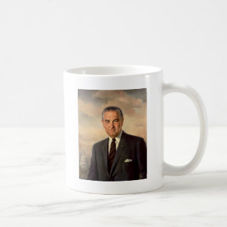 Taza De Café Retrato del funcionario de Lyndon Johnson