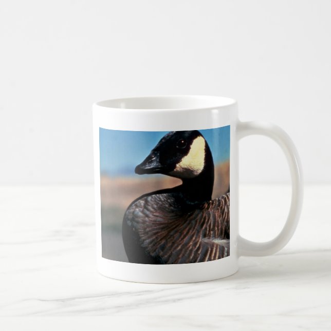 Taza De Café Retrato del ganso de Canadá (Derecha)