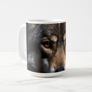 Taza De Café Retrato del lobo