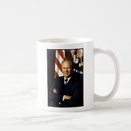 Taza De Café Retrato del presidente estadounidense Gerald Rudol