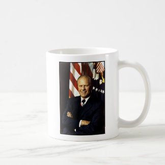 Taza De Café Retrato del presidente estadounidense Gerald Rudol