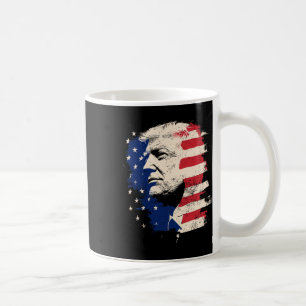 Taza De Café Retrato del presidente Trump Vintage