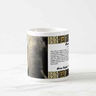 Taza De Café Retrato elefante