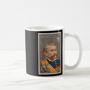 Taza De Café Retrato general Philip Sheridan (1888)