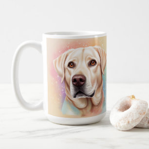 Taza De Café Retrato mágico de Dreamy Labrador Recuperever