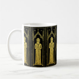 Taza De Café Retrato Medieval Inglés 1300 Lady Joan Cobham
