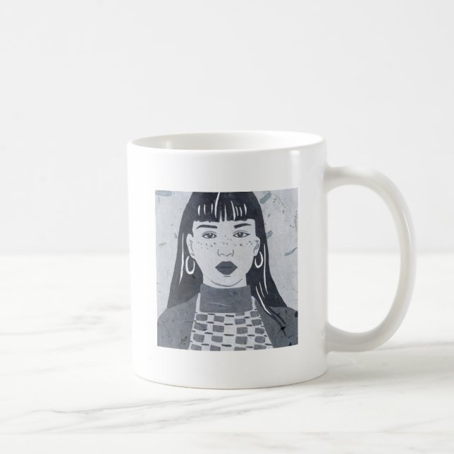 Taza De Café Retrato nocturno (Derecha)
