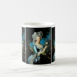 TAZA DE CAFÉ RETRATO OFICIAL DE LA REINA MARIE ANTOINETTE 1