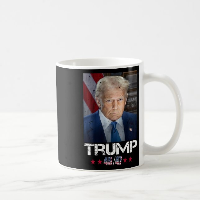 Taza De Café Retrato Oficial Del Día De Inauguración De Trump 4 (Derecha)